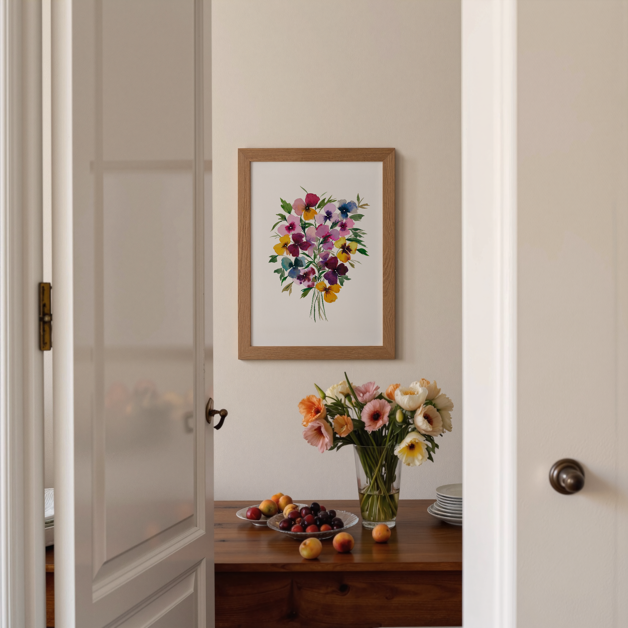 Pansies Fine Art Print