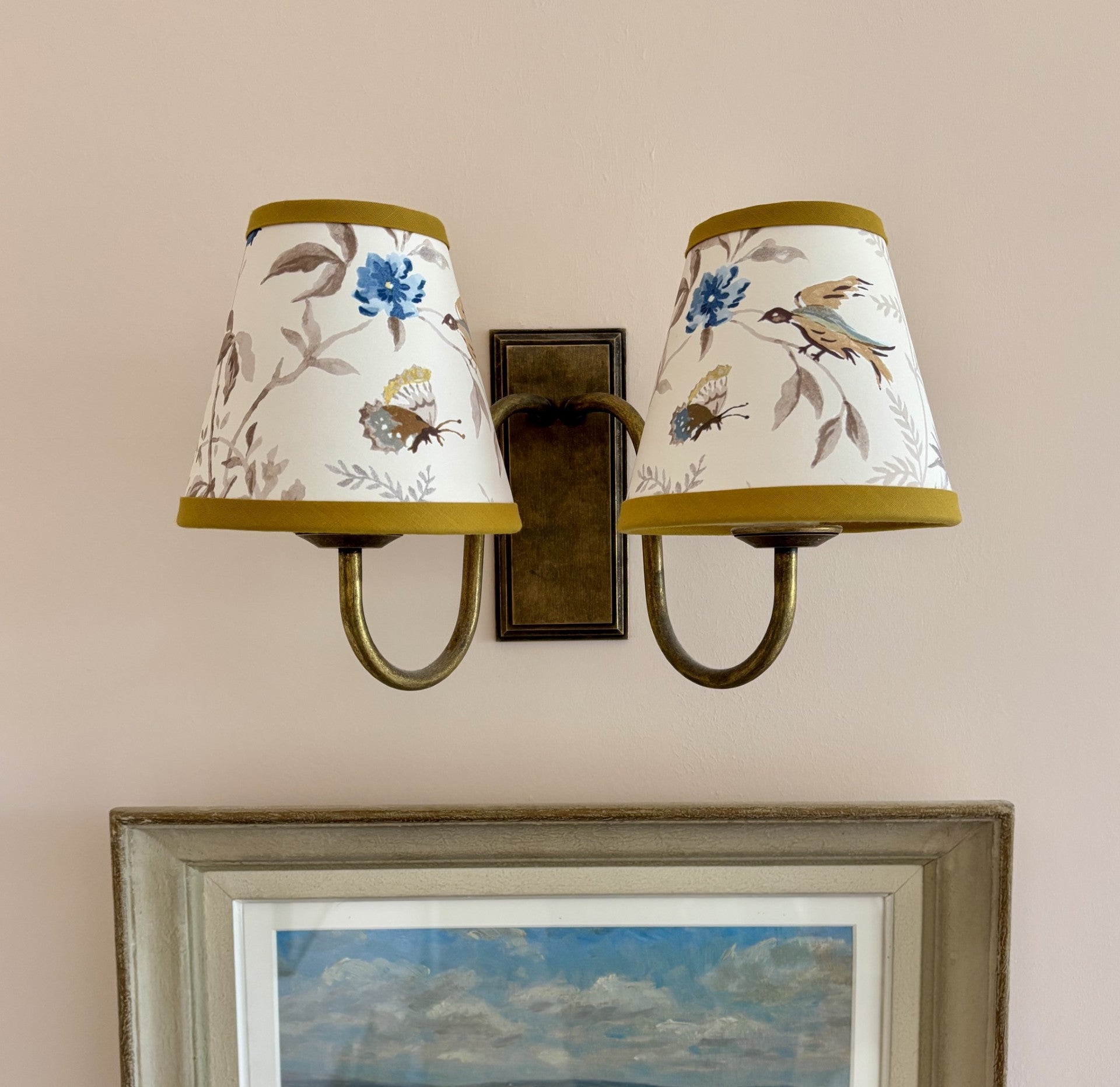 Lampshade - Small Clip-On Papillion Porcelain