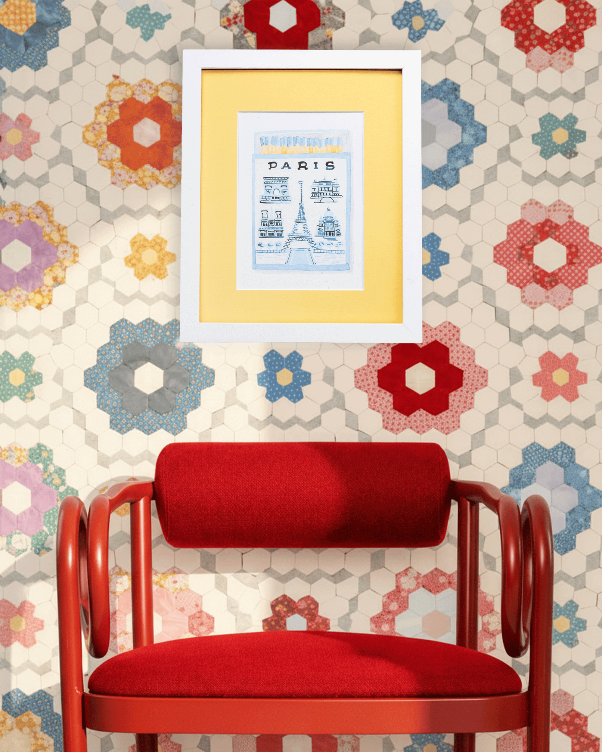Paris Matchbook Art Print - Furbish Studio