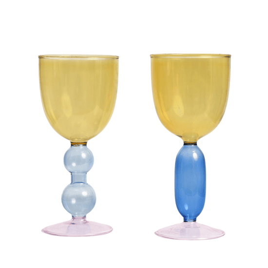 Poppy's Prosecco Glasses - Set of Two MF X DV