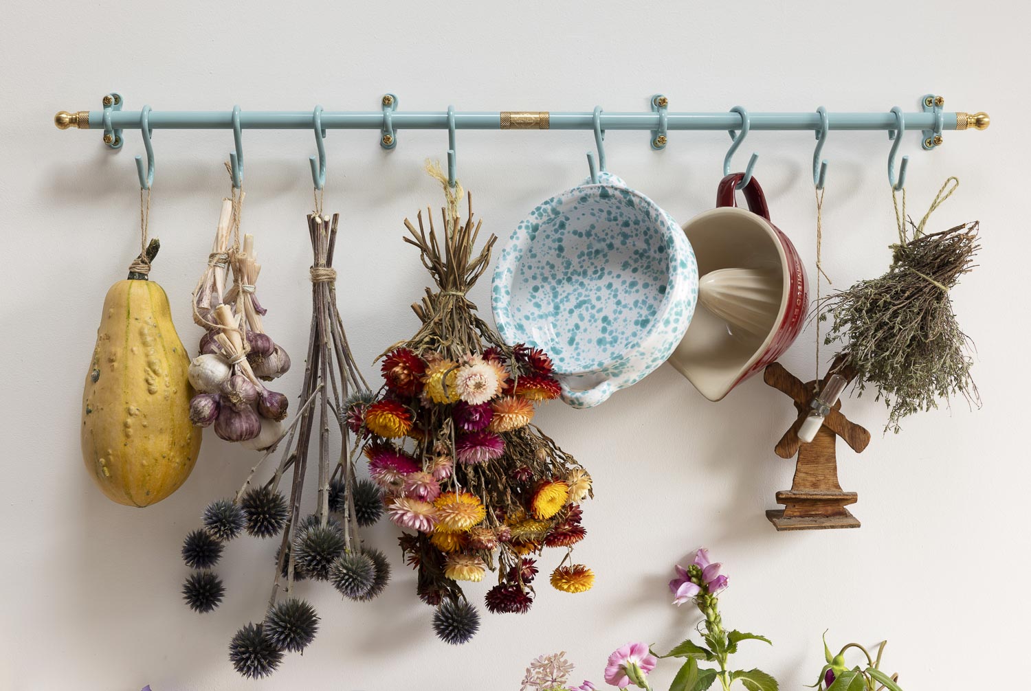 The 80cm Pastel Turquoise Hanging Rail