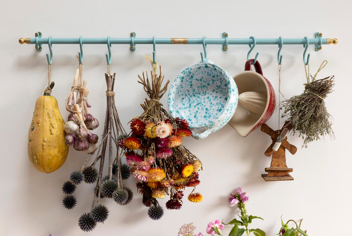 The 80cm Pastel Turquoise Hanging Rail