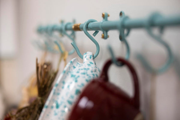 The 80cm Pastel Turquoise Hanging Rail