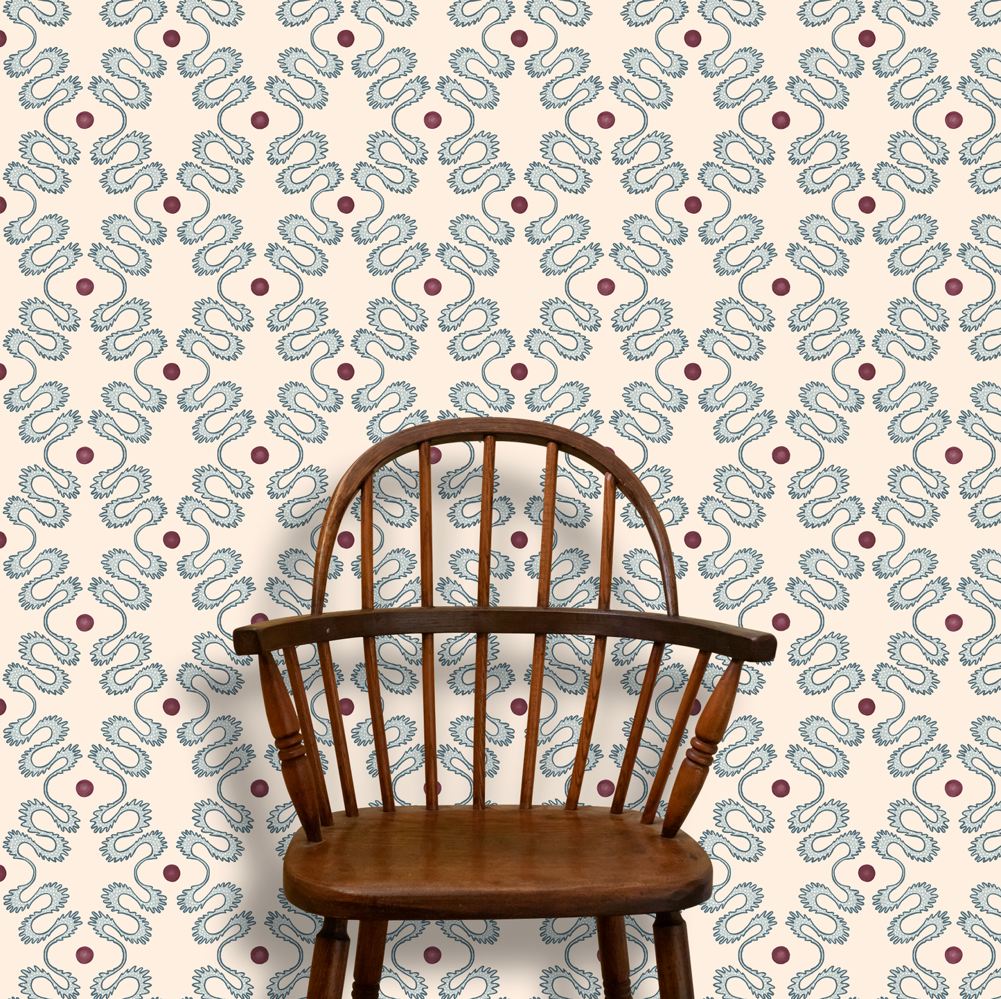 Pattern Play Wallpaper - Indigo