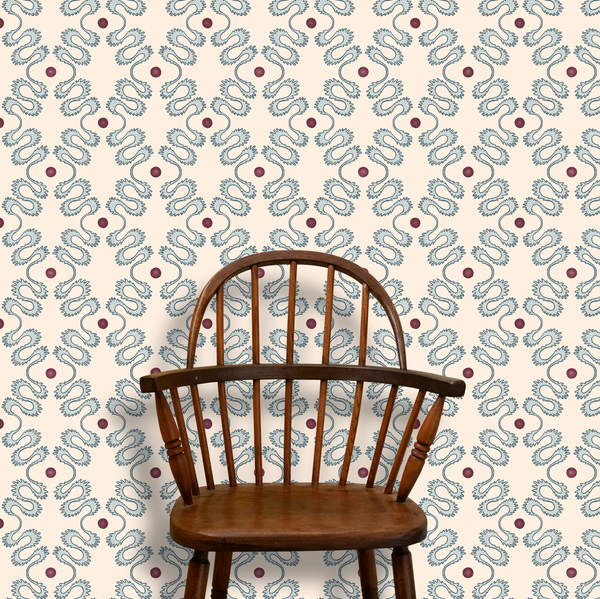 Pattern Play Wallpaper - Indigo