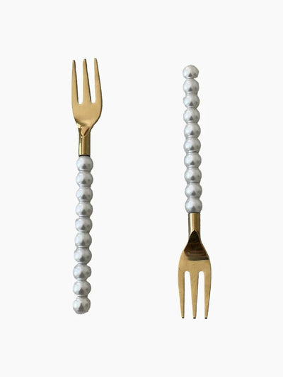 Set of Two Pearl Forks