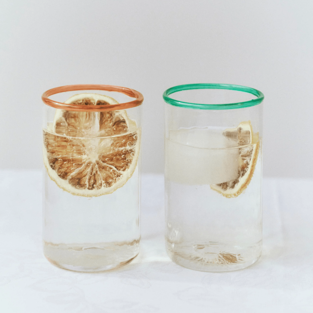 Peter Glass Multi Colours Small - Set of Four Mixed