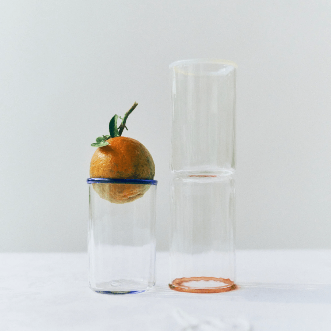 Peter Glass Multi Colours Small - Set of Four Mixed