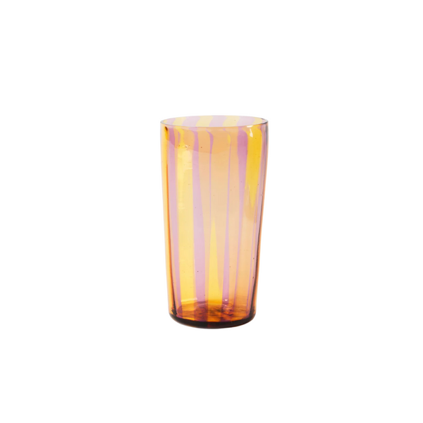 Augusta Glass Mustard Amethyst