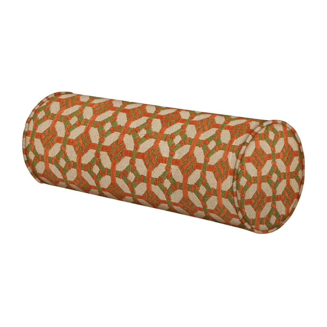Bolster Coco Burnt Orange & Olive