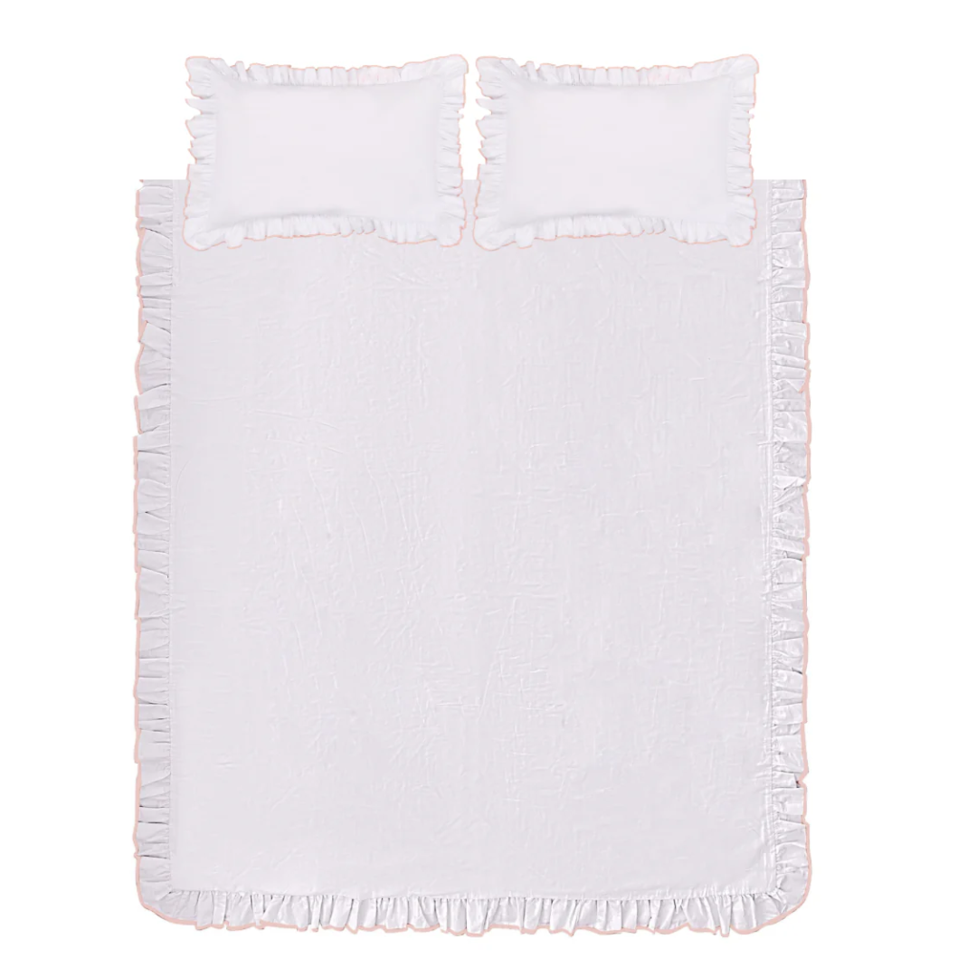 Provence Dusty Pink Bedding Bundle Set - Double