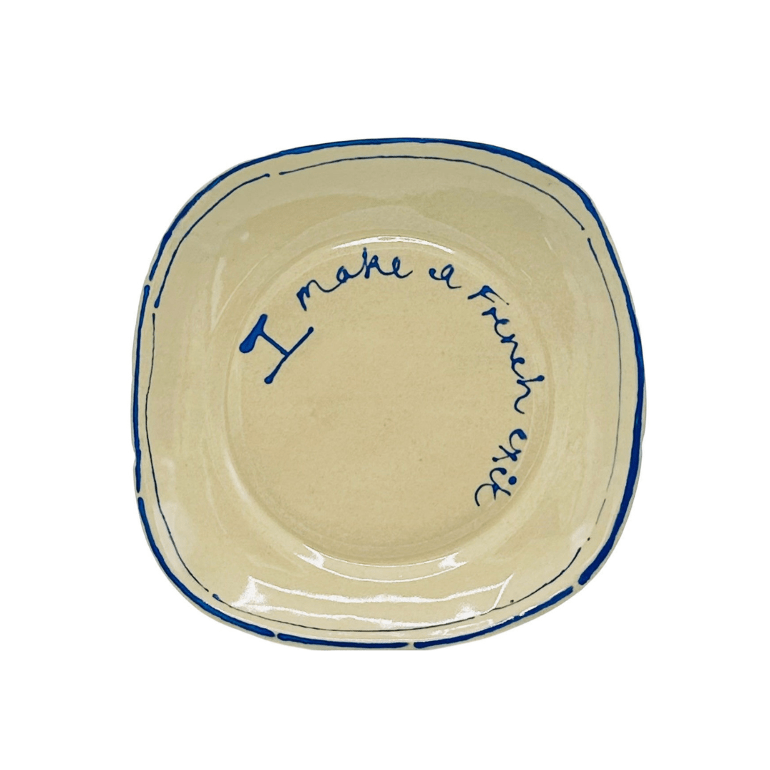 I Make a French Exit Trinket Tray