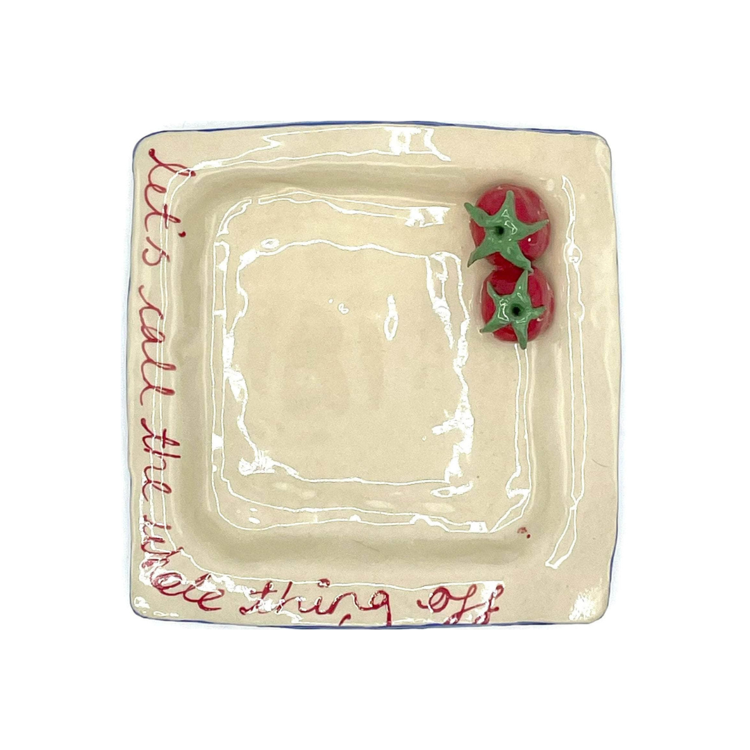 Let's Call The Whole Thing Off Trinket Tray