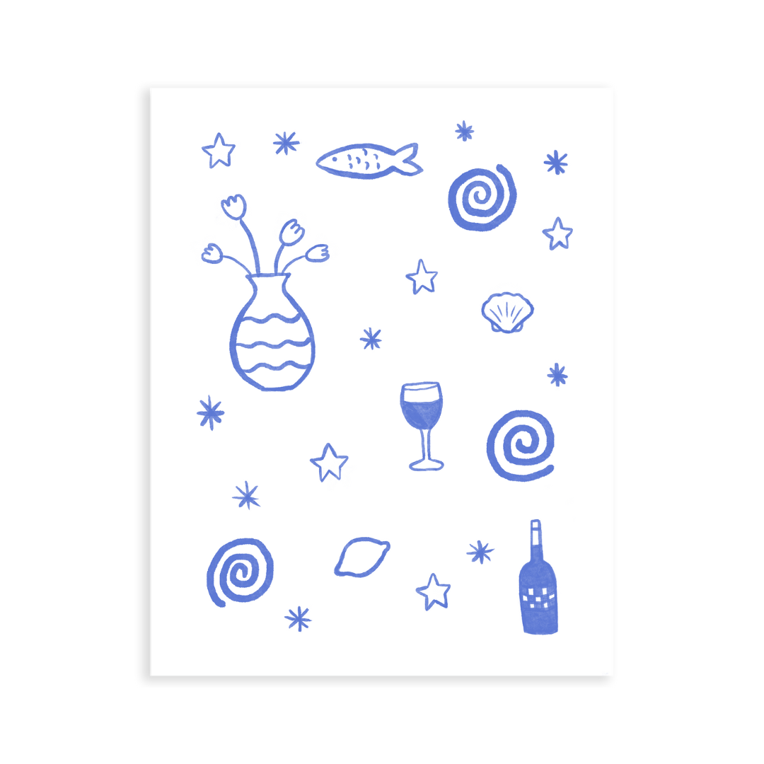 Summer Table Art Print