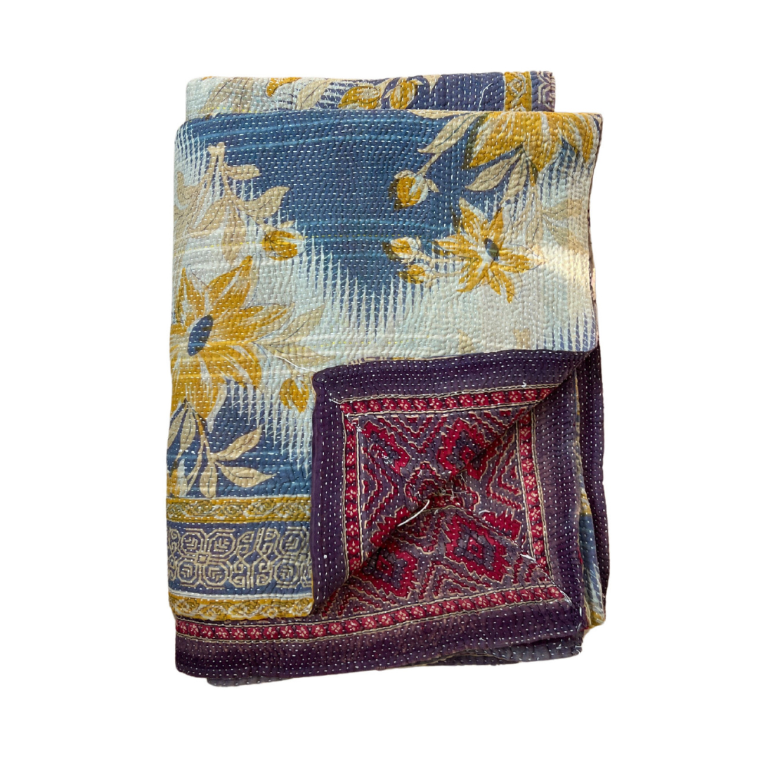Midweight Kantha Quilt No. 699