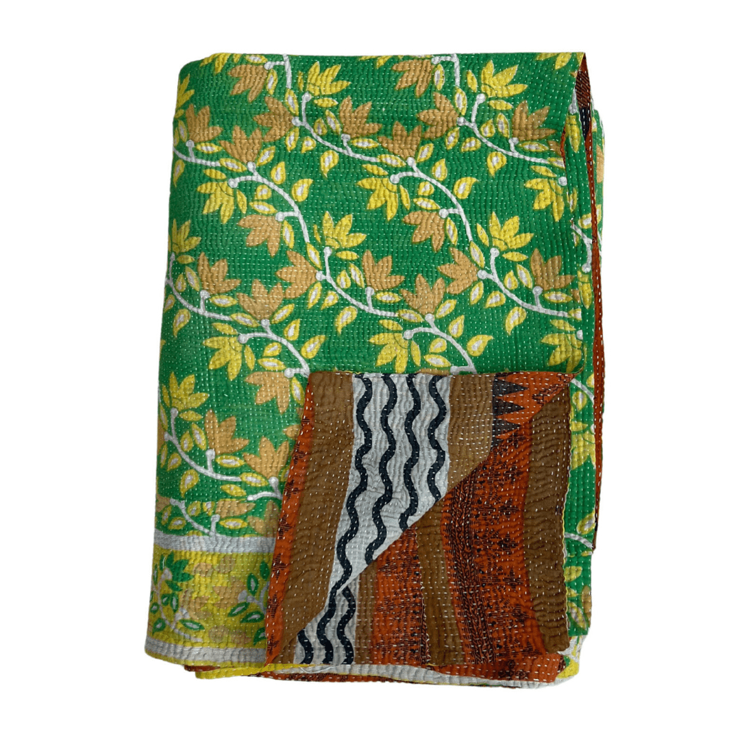 Lightweight Kantha Quilt No. 679