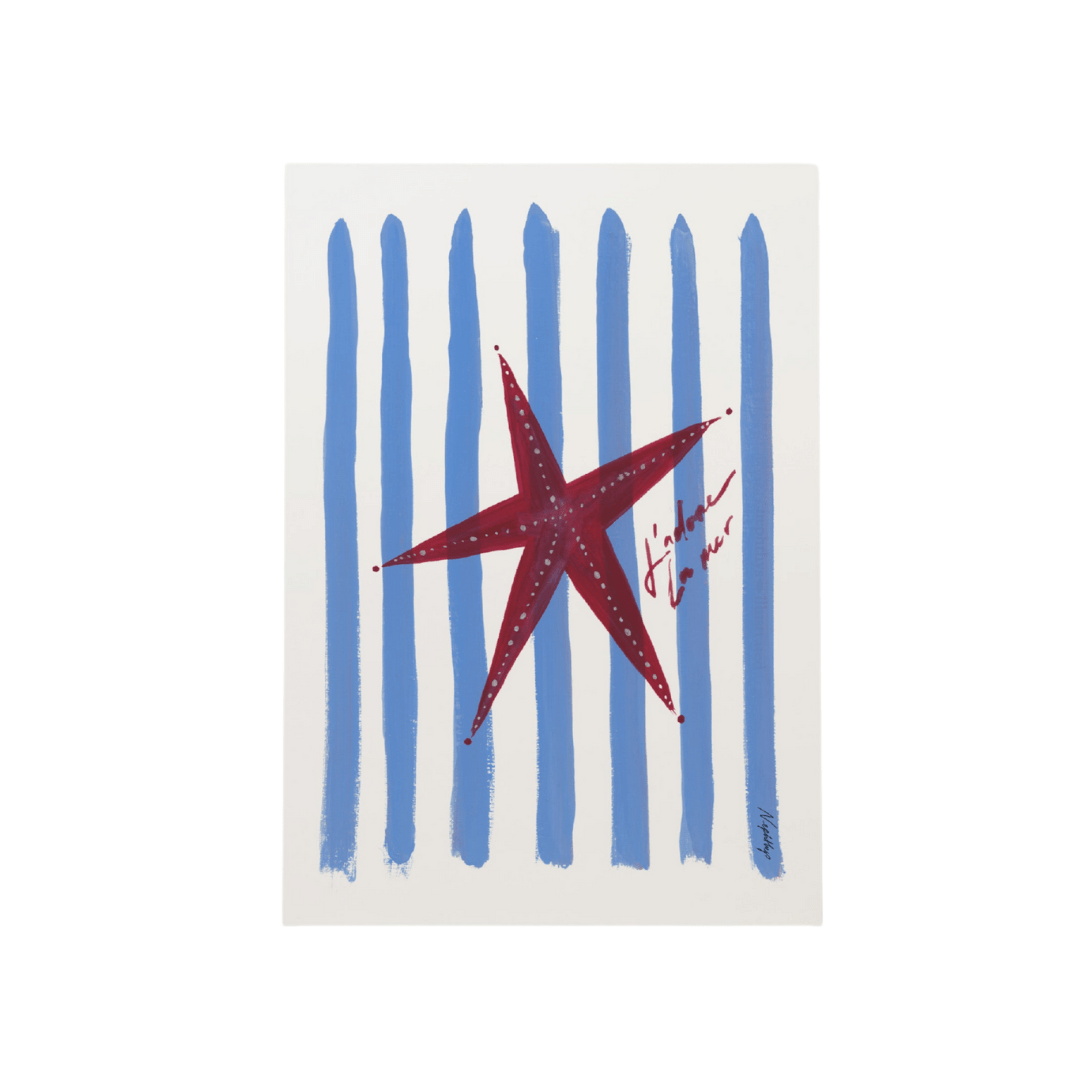 J'adore Starfish Print