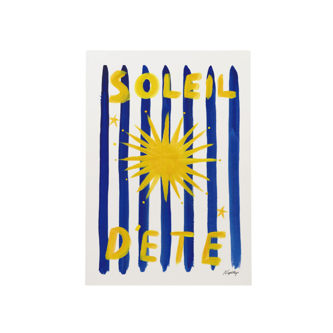 Soleil D'été Print