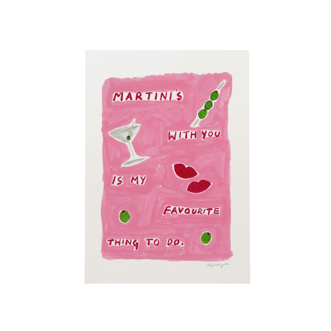 Martinis With You Print