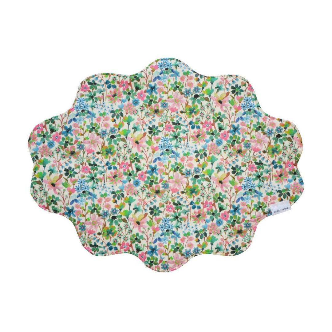 Reversible Wavy Placemat Made With Liberty Fabric Dreams Of Summer & Margaret Annie