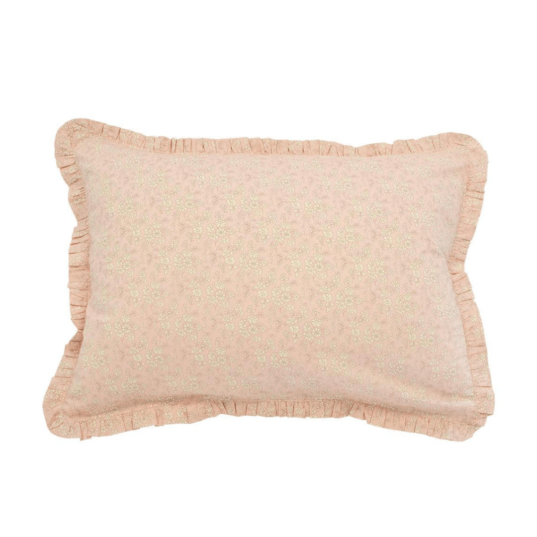 Frill Edge Pillowcase Made With Liberty Fabric Capel Pink