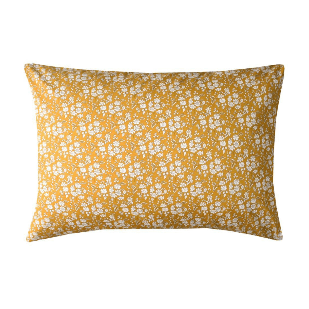Pillowcase Made With Liberty Fabric Capel Mustard