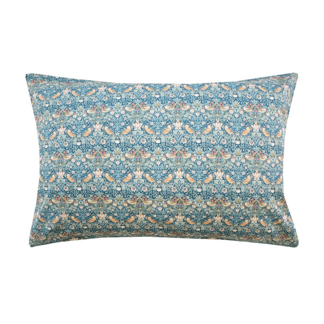 Pillowcase Made With Liberty Fabric Strawberry Thief