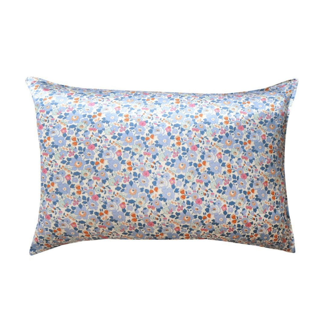 Silk Pillowcase Made With Liberty Fabric Betsy Lavender