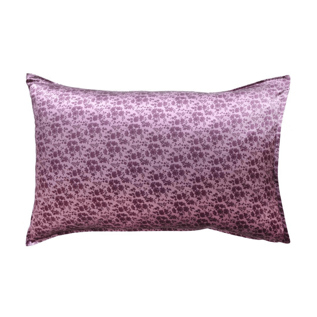Silk Pillowcase Made With Liberty Fabric Capel Aubergine