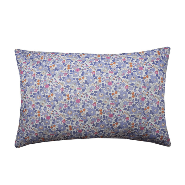 Pillowcase Made With Liberty Fabric Betsy Lavender Blue