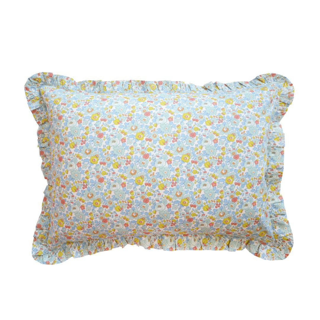 Frill Edge Pillowcase Made With Liberty Fabric Betsy Sage