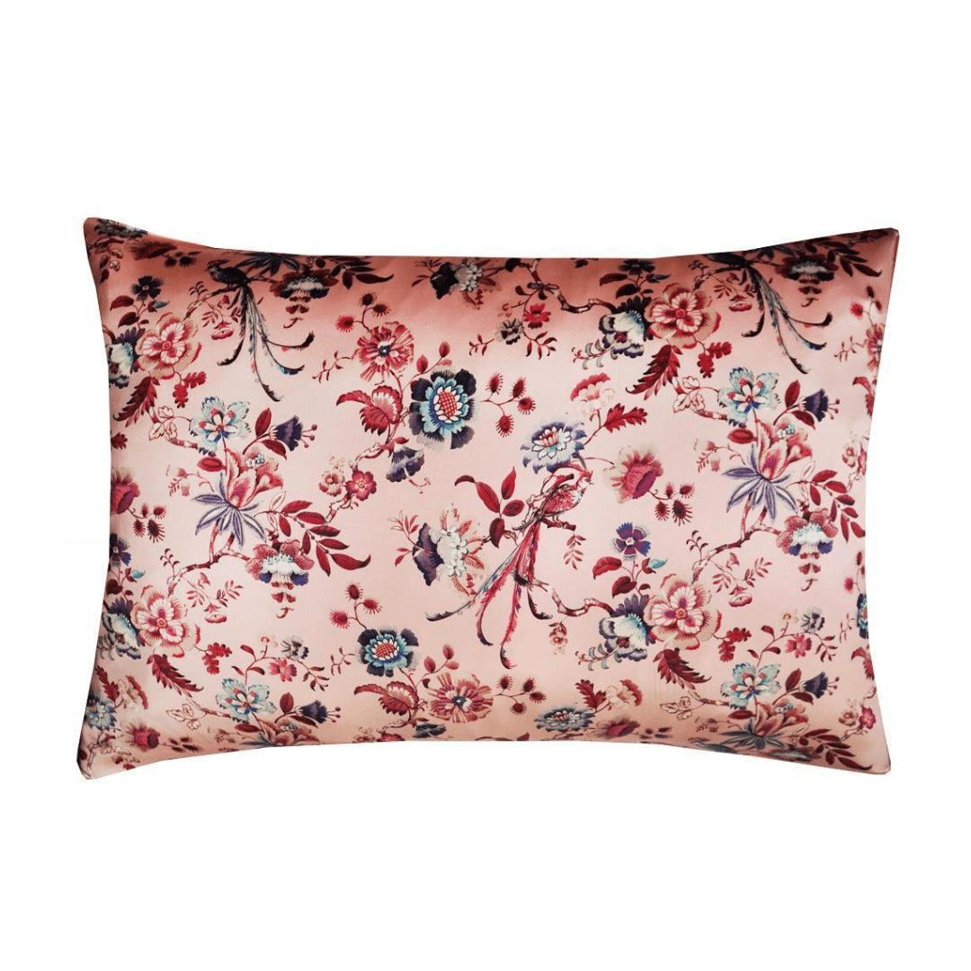 Silk Pillowcase Made With Liberty Fabric Jannah Dusky Pink