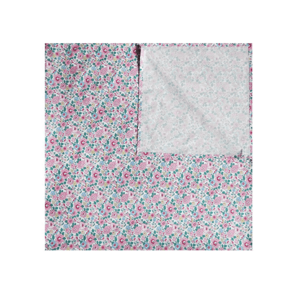 Tablecloth made with Liberty Fabric Betsy Blossom Pink