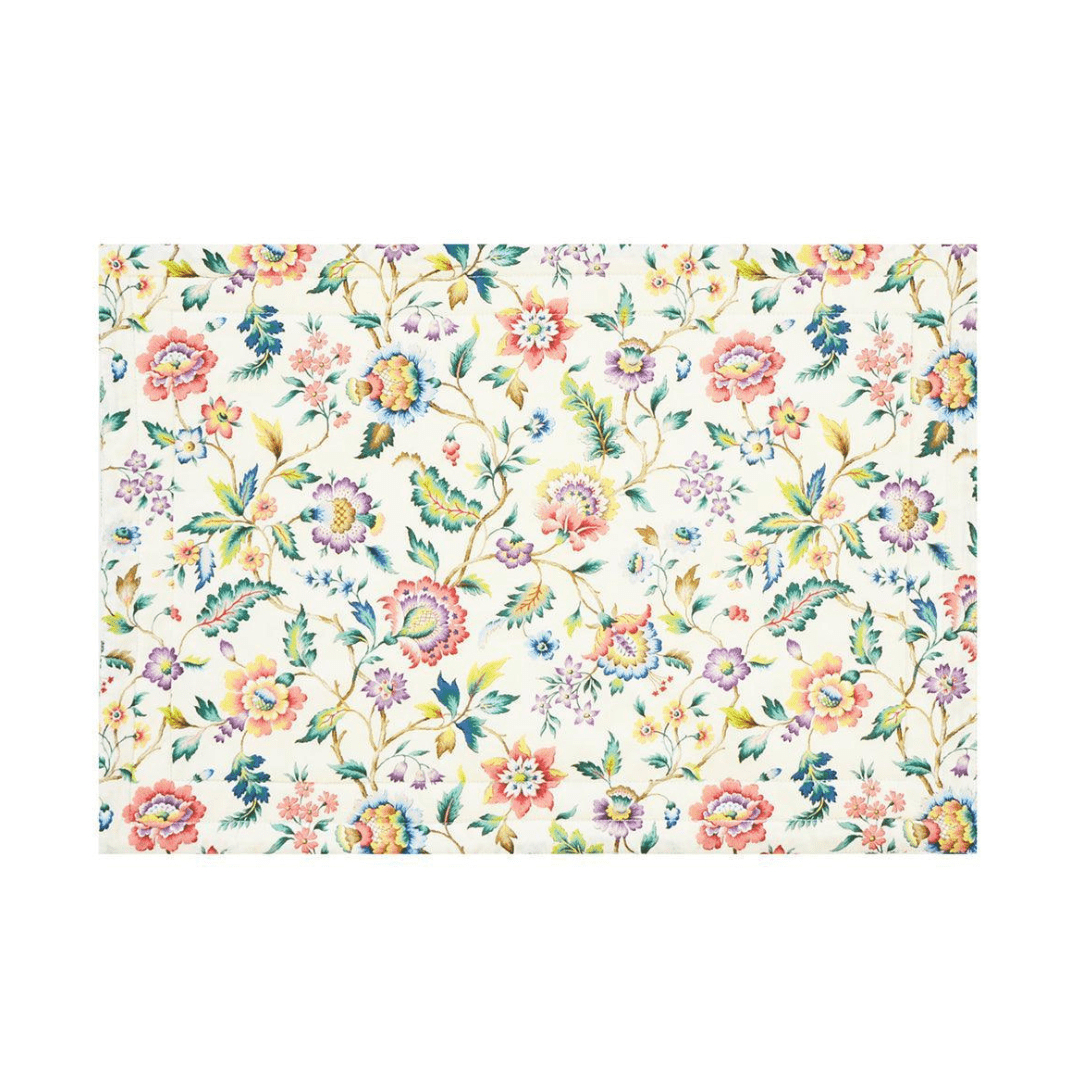 Reversible Stitch Placemat Made With Liberty Fabric Strawberry Thief & Eva Belle