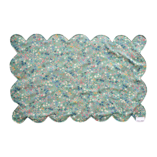 Reversible Scalloped Placemat Made With Liberty Fabric Donna Leigh