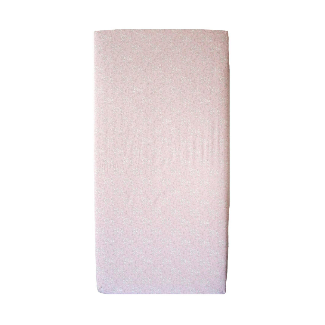 Fitted Sheet Made With Liberty Fabric Capel Pink