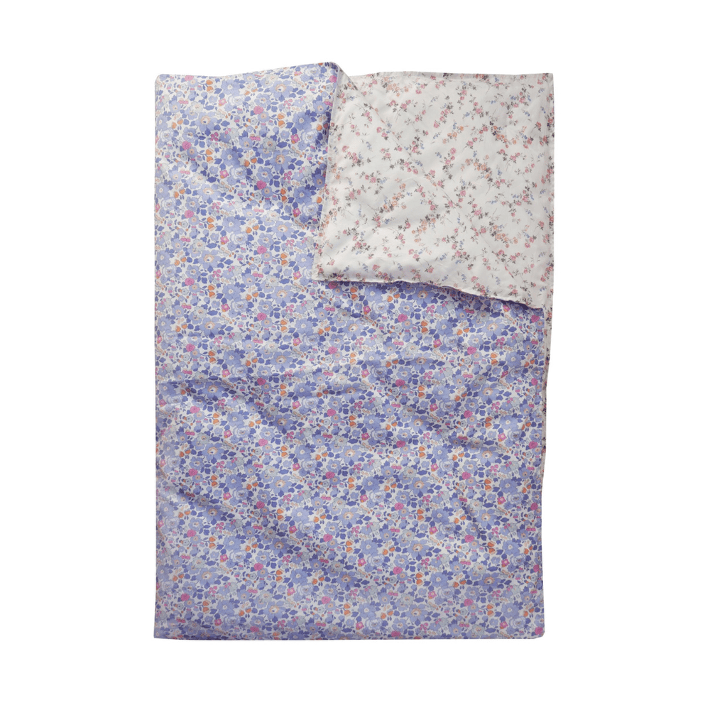 Reversible Heirloom Quilt Made With Liberty Fabric Betsy Lavender & Elizabeth