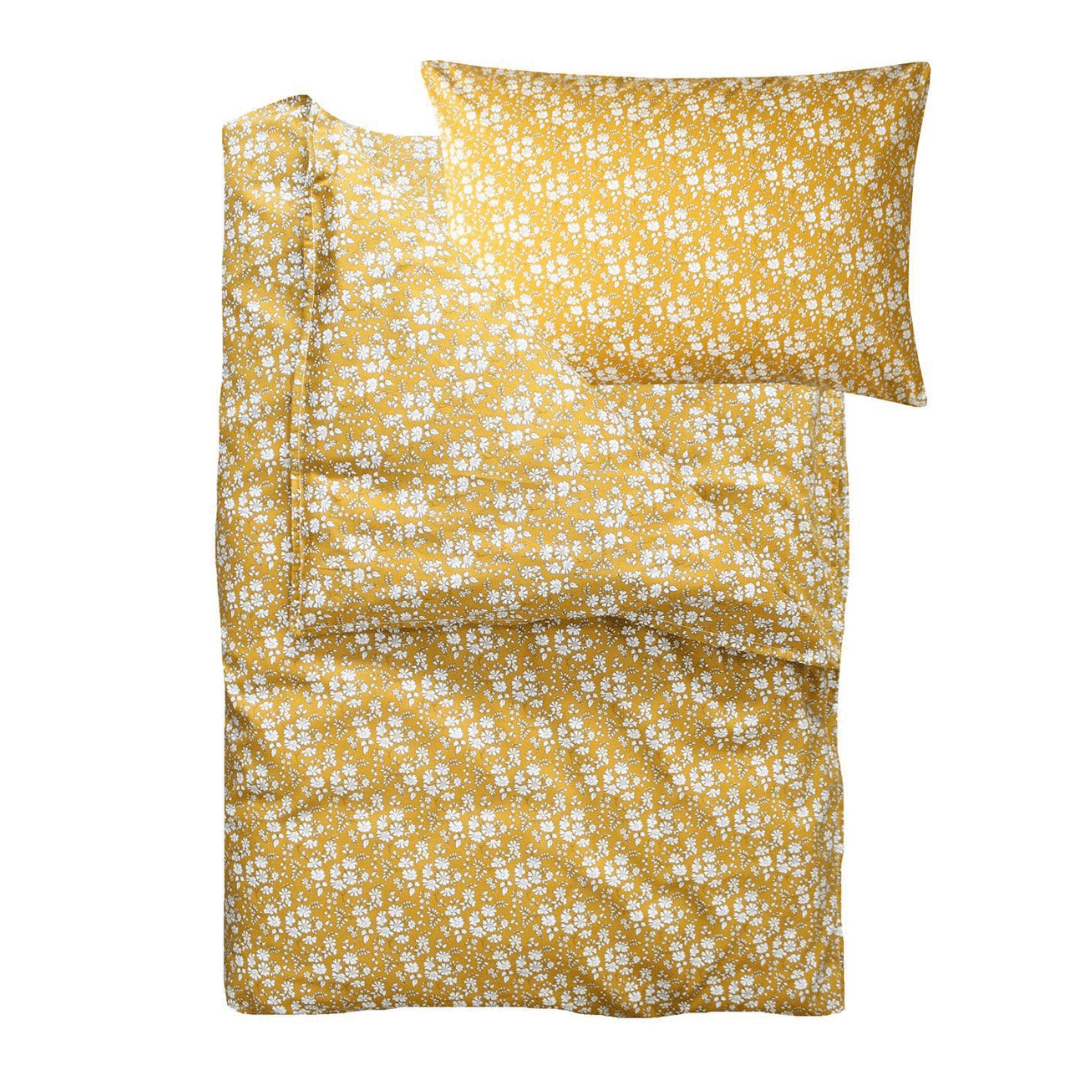 Bedding Made With Liberty Fabric Capel Mustard