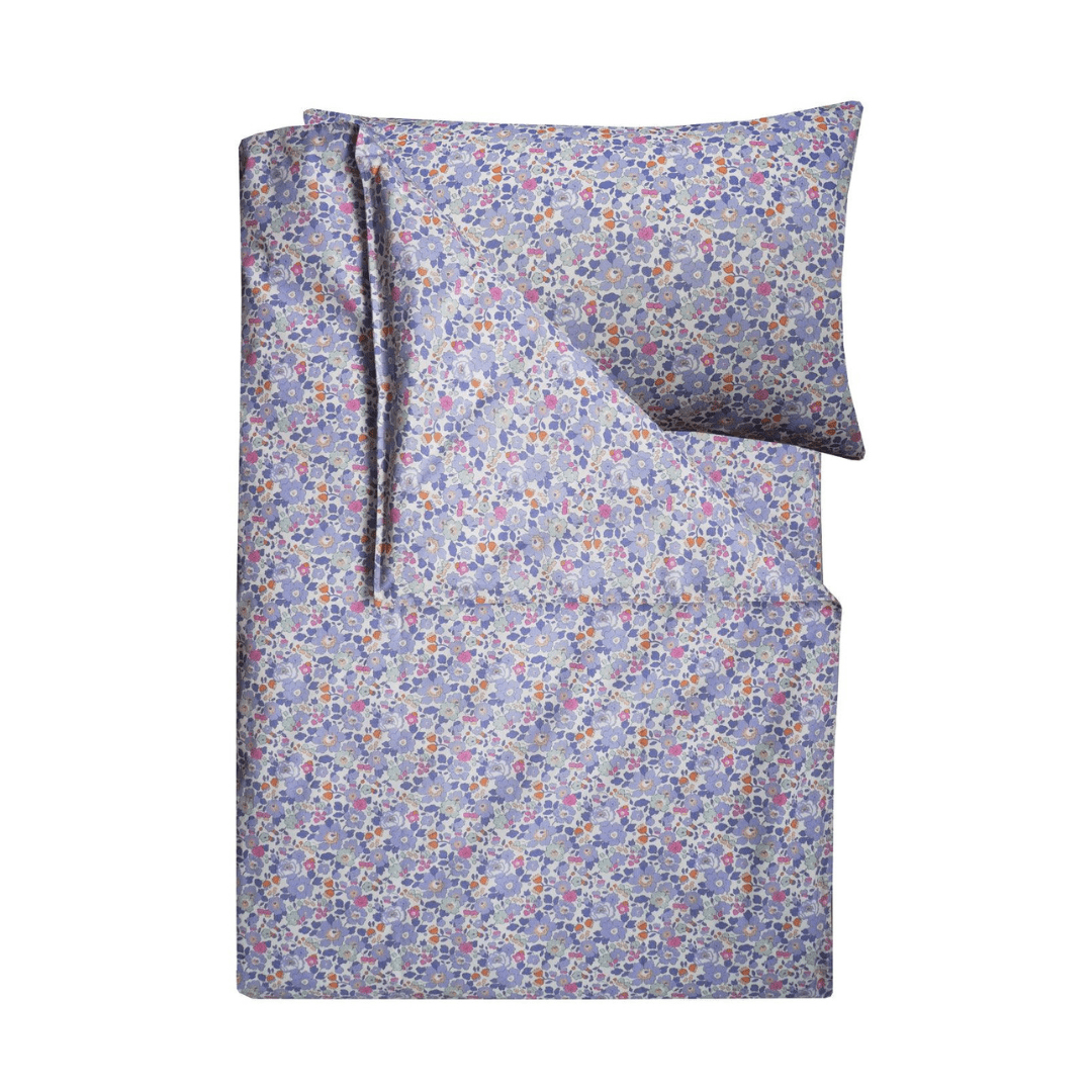 Bedding Made With Liberty Fabric Betsy Lavender Blue