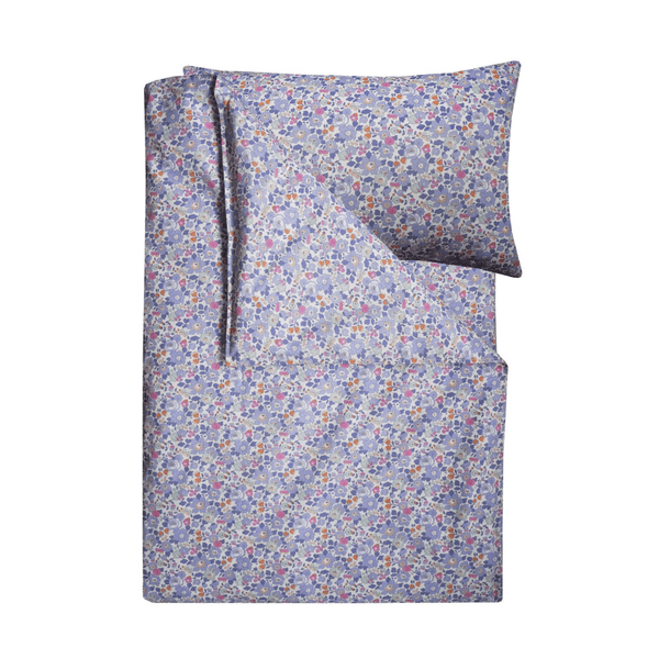 Bedding Made With Liberty Fabric Betsy Lavender Blue