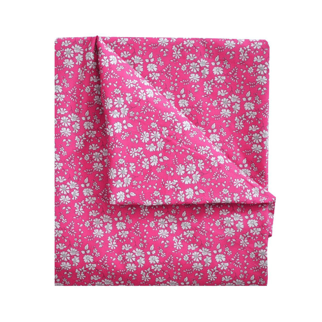 Flat Top Sheet Made With Liberty Fabric Capel Fuchsia