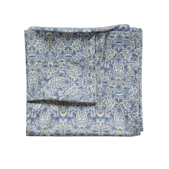 Flat Top Sheet Made With Liberty Fabric Lodden China Blue