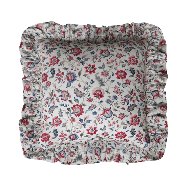 Ruffle Cushion Made With Liberty Fabric Eva Belle