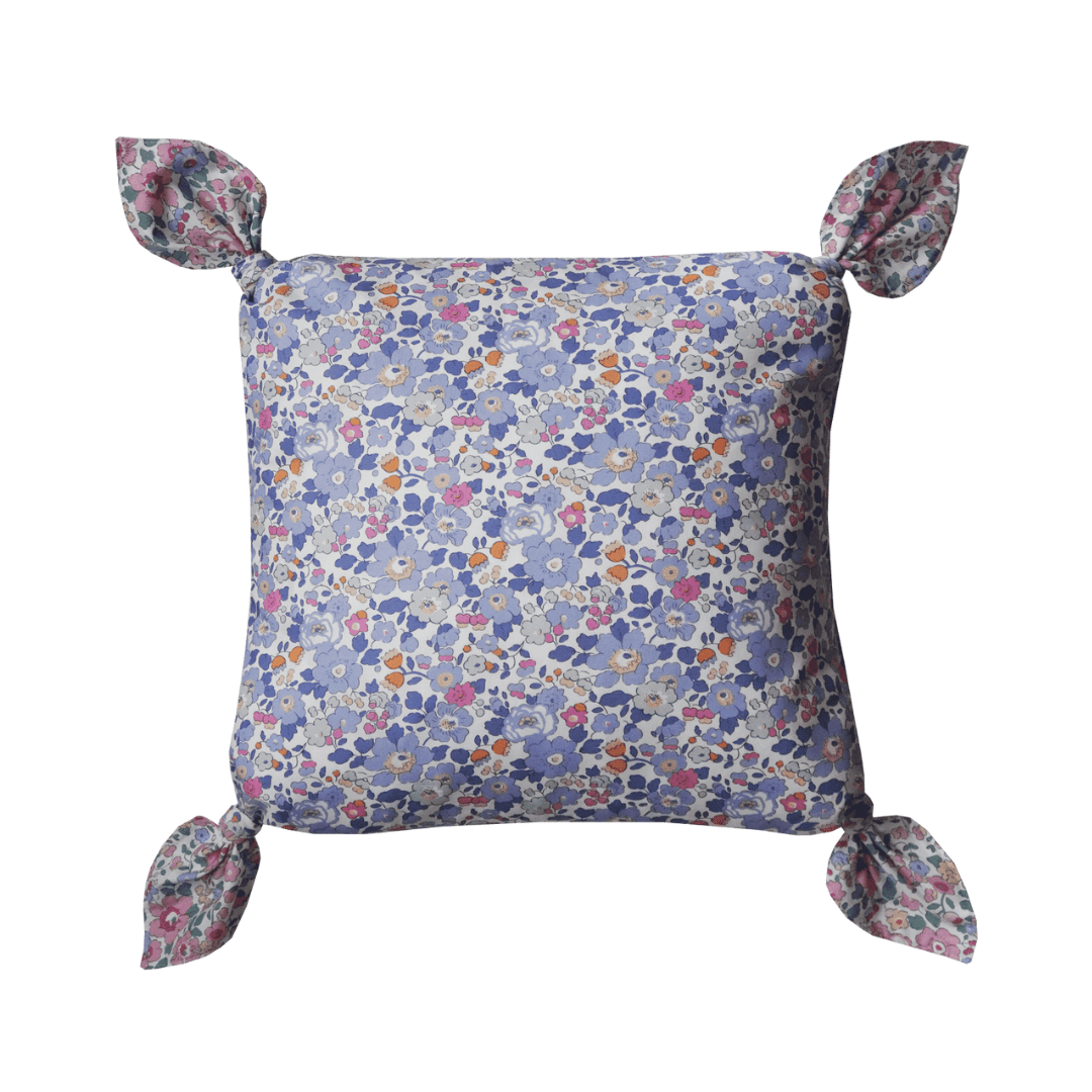 Tie Corner Cushion Made With Liberty Fabric Betsy