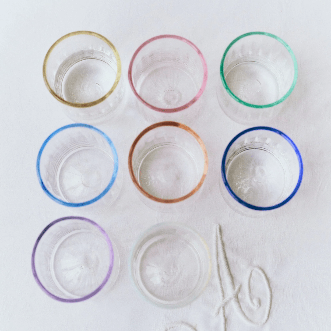 Peter Glass White Large - Set of Four