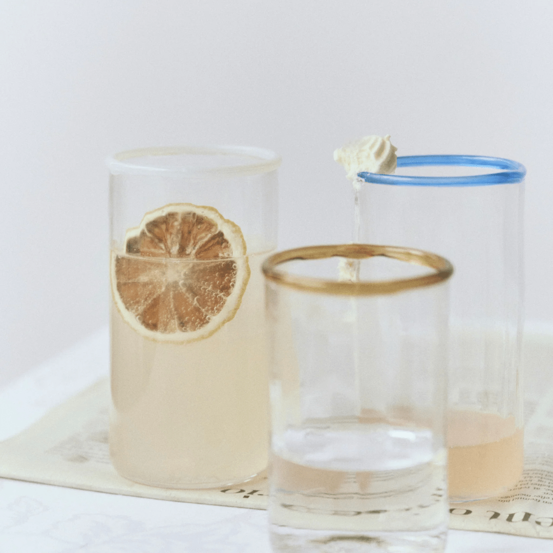 Peter Glass White Large - Set of Four