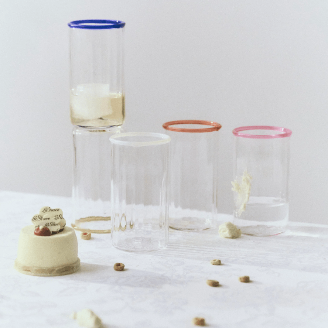 Peter Glass White Large - Set of Four