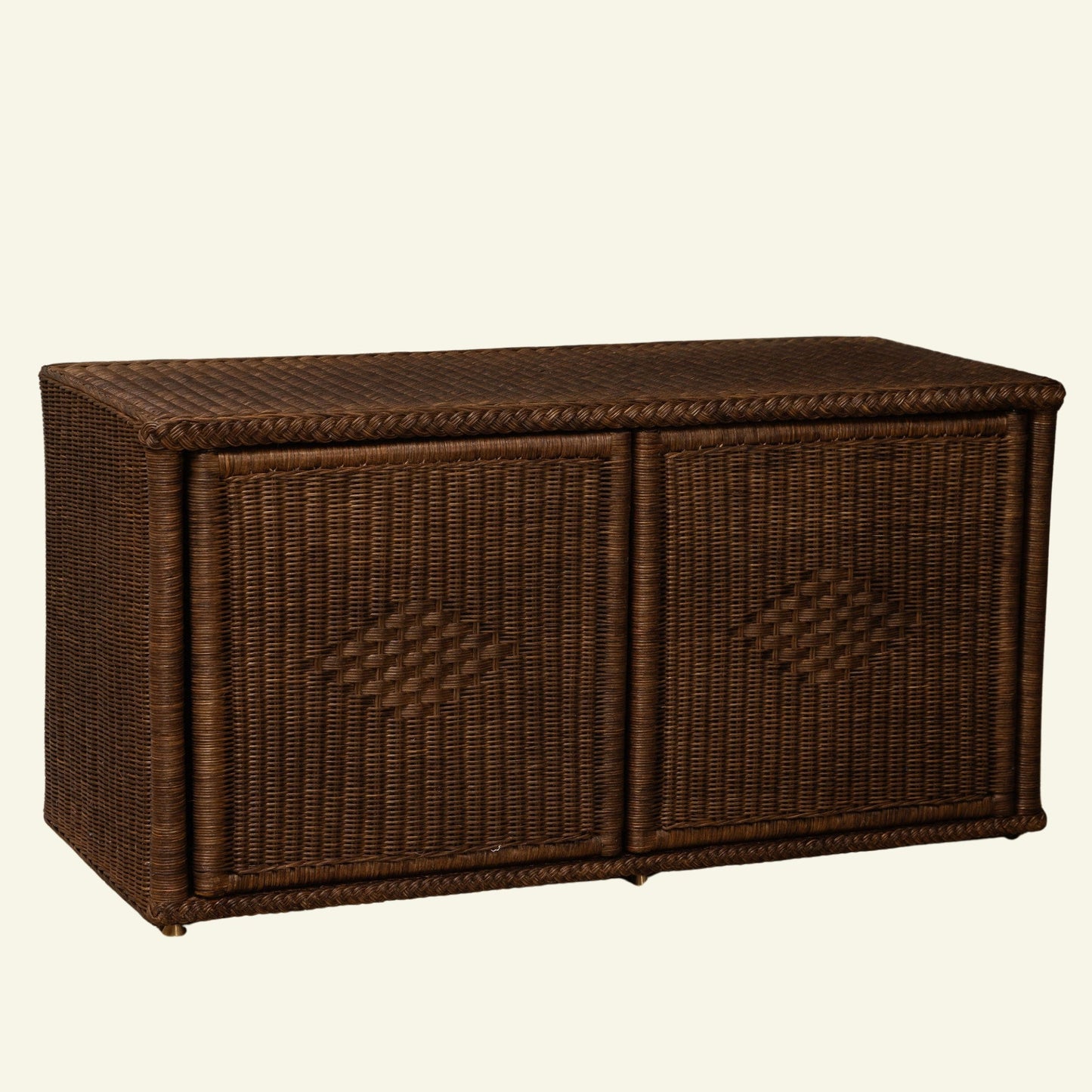 Peti Rattan Storage Bench