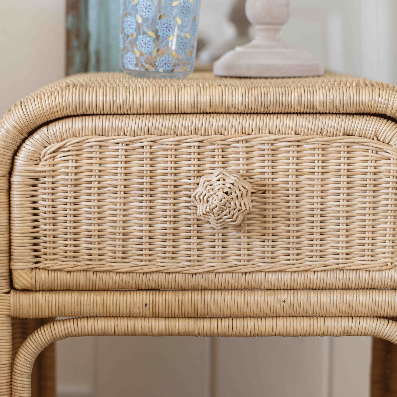 Phoenix Rattan Side Table, Natural