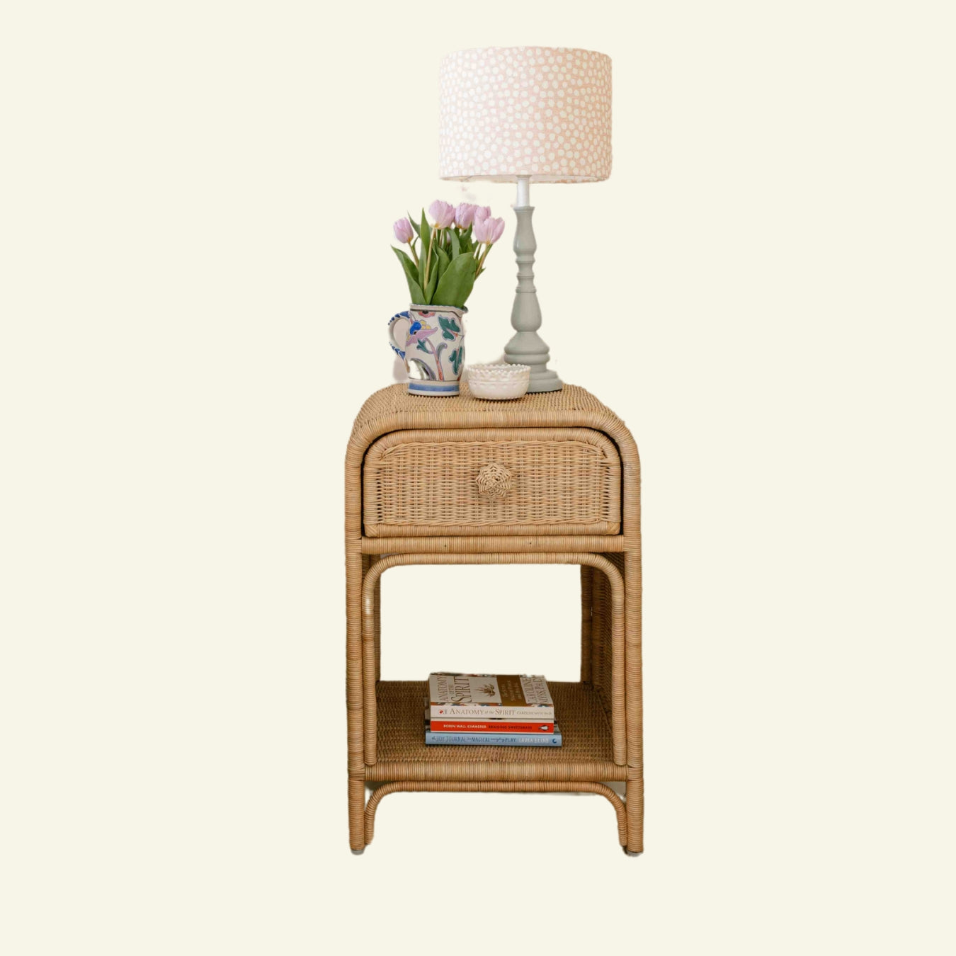Phoenix Rattan Side Table, Natural